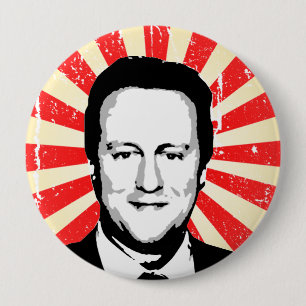 David Cameron 10 Cm Round Badge