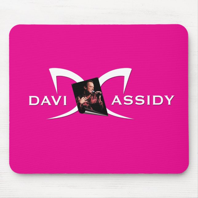 David Cassidy Mousepad - Customised (Front)