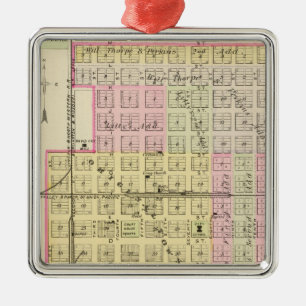 David City, Nebraska Metal Ornament