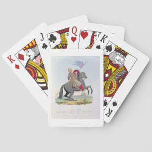 David, Earl of Huntingdon (1084-1153) 1120, engrav Playing Cards
