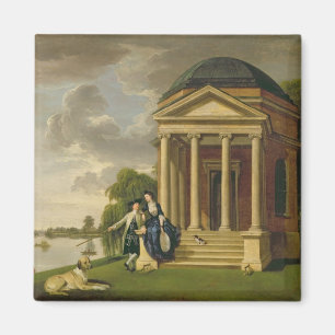 David Garrick (1717-79) and his Wife by his Temple Magnet