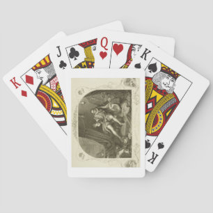 David Garrick (1717-79) as Richard III, Act V Scen Playing Cards