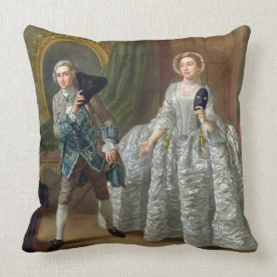 David Garrick and Mrs Pritchard in 'The Suspicious Cushion