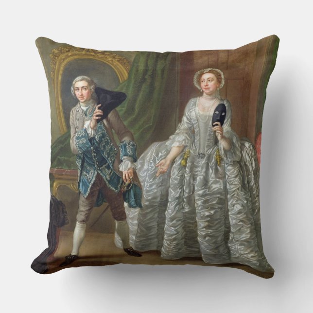 David Garrick and Mrs Pritchard in 'The Suspicious Cushion (Front)