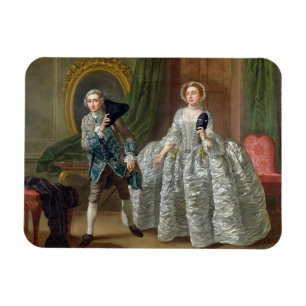 David Garrick and Mrs Pritchard in 'The Suspicious Magnet