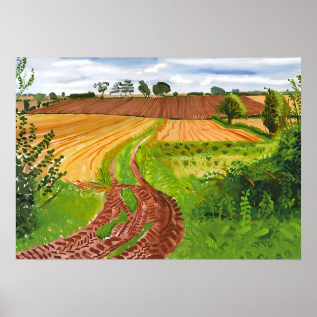 David hockney art poster (Front)