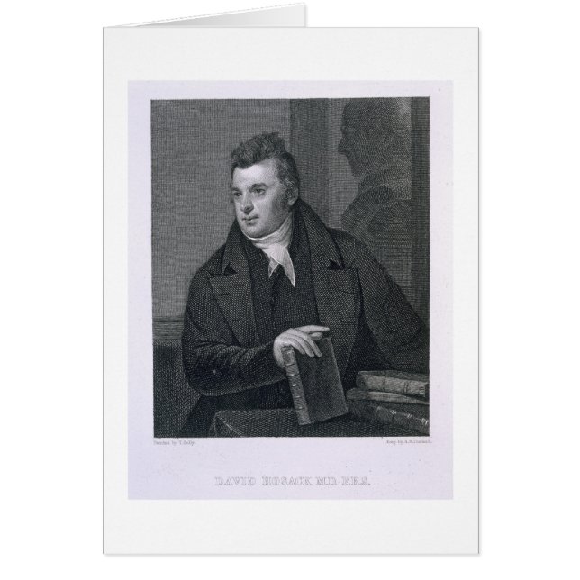 David Hosack, engraved by Asher Brown Durand (1796 (Front)