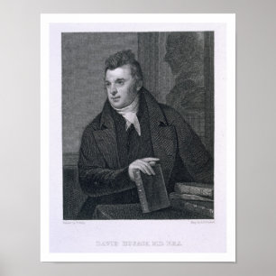 David Hosack, engraved by Asher Brown Durand (1796 Poster