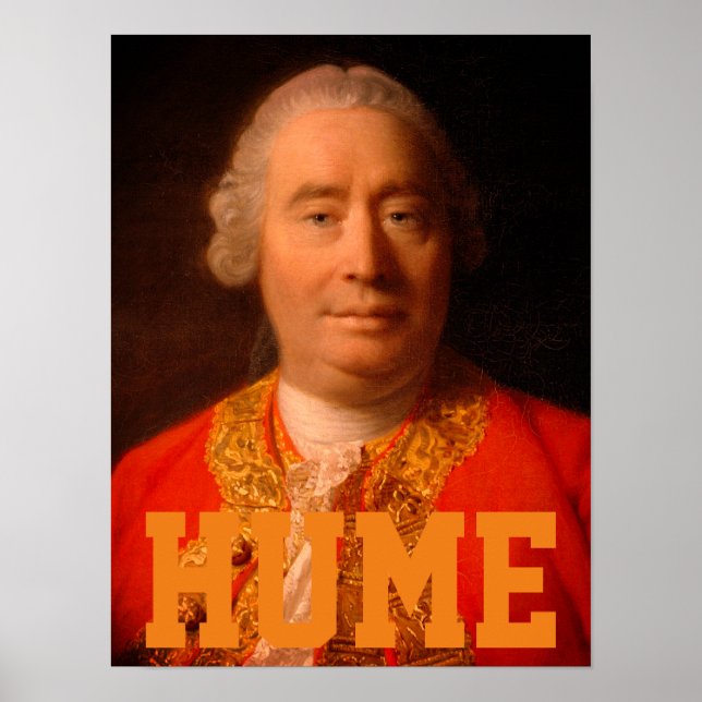 David Hume (1766 Allan Ramsay portrait) Poster (Front)