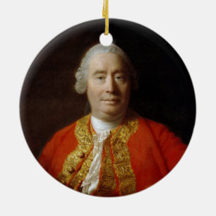 David Hume by Allan Ramsay (1766) Ceramic Ornament