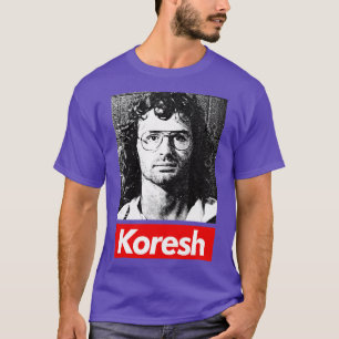 David Koresh 90s Style Aesthetic Tribute Design T-Shirt