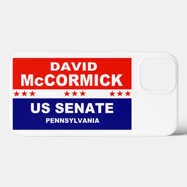 David McCormick US Senate Pennsylvania 2022 Case-Mate iPhone Case (Back (Horizontal))