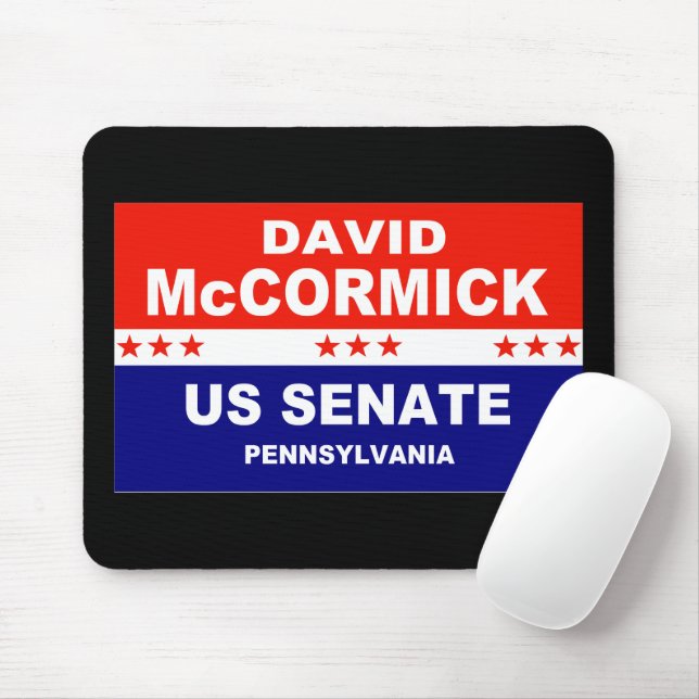 David McCormick US Senate Pennsylvania 2022 Mouse Pad (With Mouse)