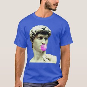 David michelangelo chewing gum statue funny T-Shirt