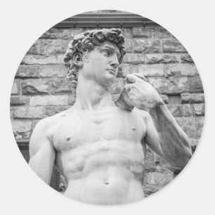 David (Michelangelo) Classic Round Sticker