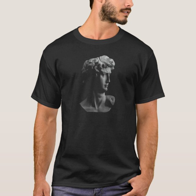 David Michelangelo Roman Head T-Shirt (Front)