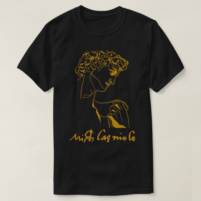 David Michelangelo sculptor artist painter art T-Shirt (Design Front)