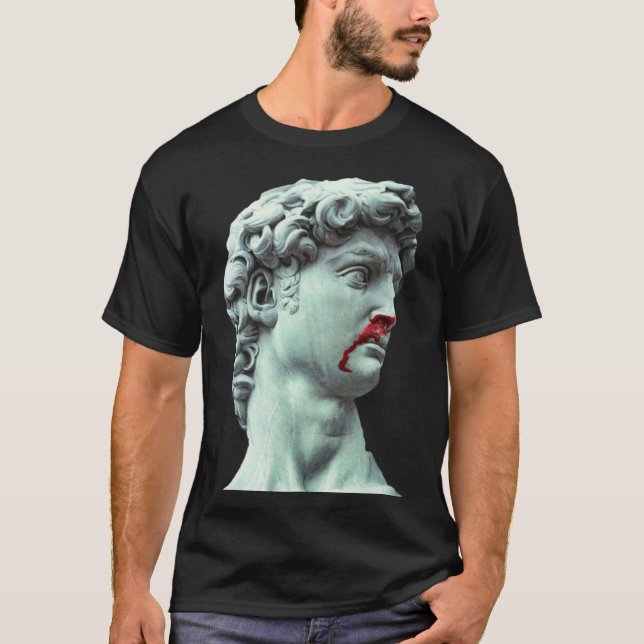 David Michelangelo Statue Men s T-Shirt (Front)