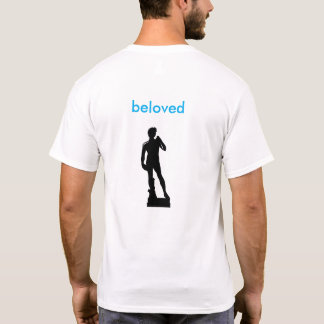 David (name) T-Shirt in Hebrew with Meaning (back)