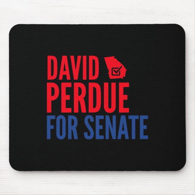 David Perdue For Senate 2020 Election  Mouse Pad (Front)
