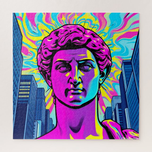 DAVID POP ART-6 JIGSAW PUZZLE (Vertical)