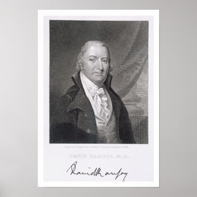David Ramsay, engraved by James Barton Longacre (1 Poster (Front)