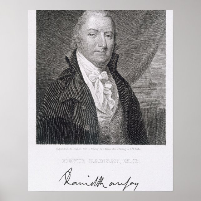 David Ramsay, engraved by James Barton Longacre (1 Poster (Front)