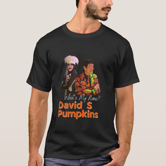 David S Pumpkins Skeleton Funny Skit Men Clothing  T-Shirt (Front)
