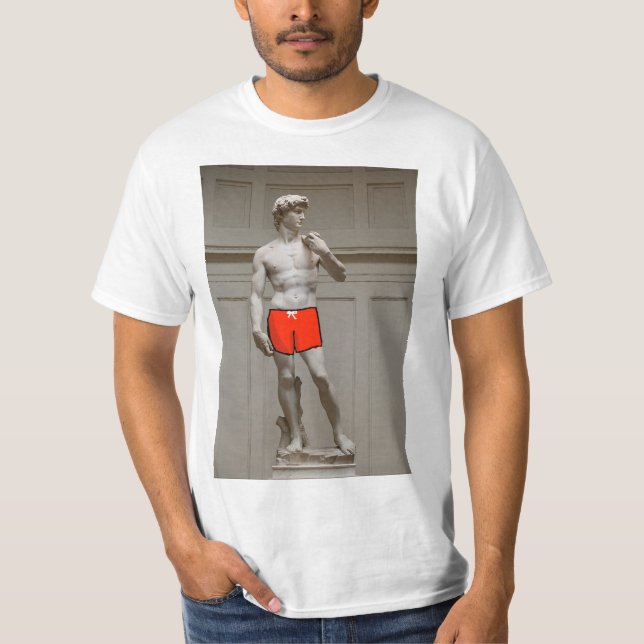 David Statue T-Shirt (Front)