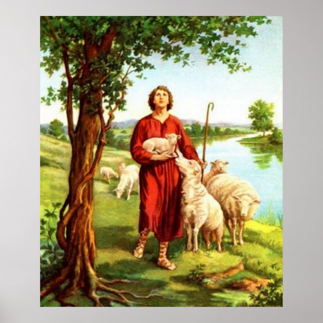 David The Shepherd Poster (Front)