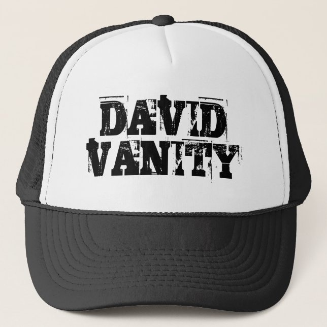 DAVID VANITY Trucker Cap (Front)