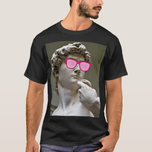 David wears rose coloured glasses  T-Shirt