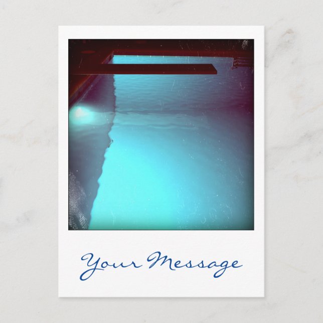 David's Pool 09d07 Custom 3d Computer Art postcard (Front)