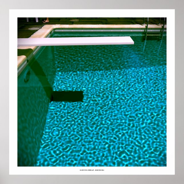 DAVID'S POOL SERIES p09- 3D Computer ART - 32x32 Poster (Front)