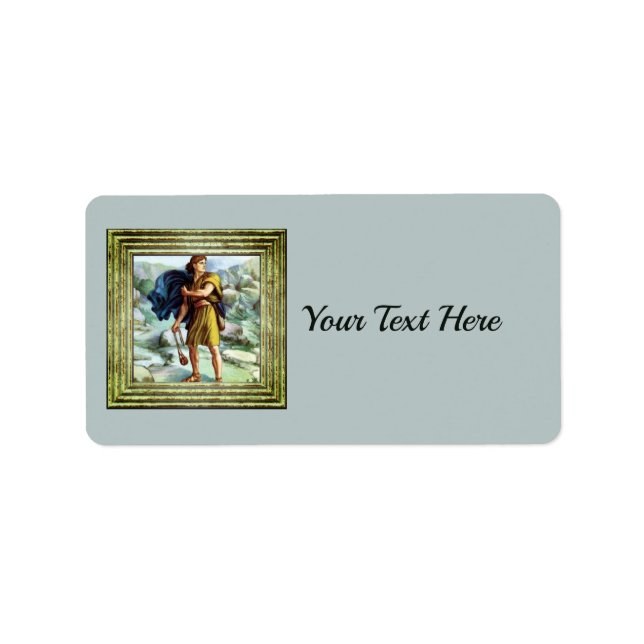David's Victory Label (Front)