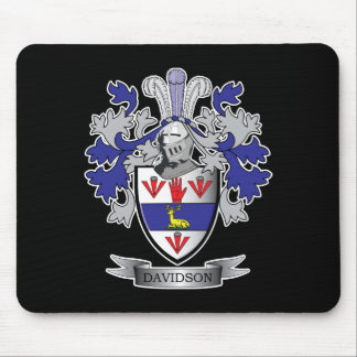 Davidson Family Crest Coat of Arms Mouse Pad