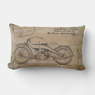  Davidson Motorcycle Patent Harley Pending Bike Lumbar Cushion