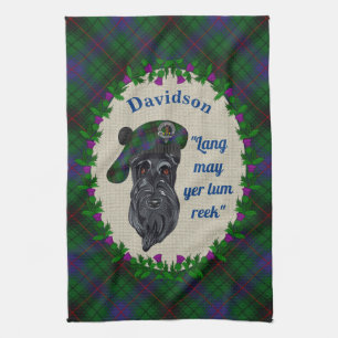 Davidson Scottie Dog Kitchen Towel