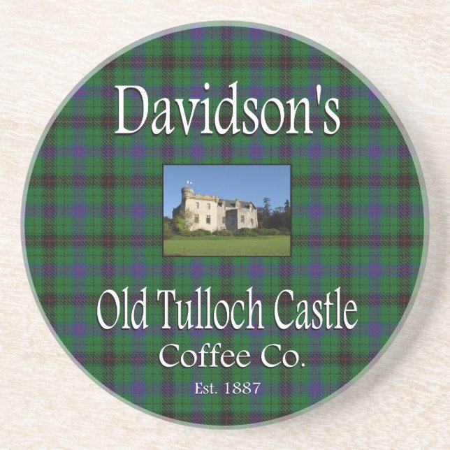 Davidson's Old Tulloch Castle Coffee Co. Coaster (Front)