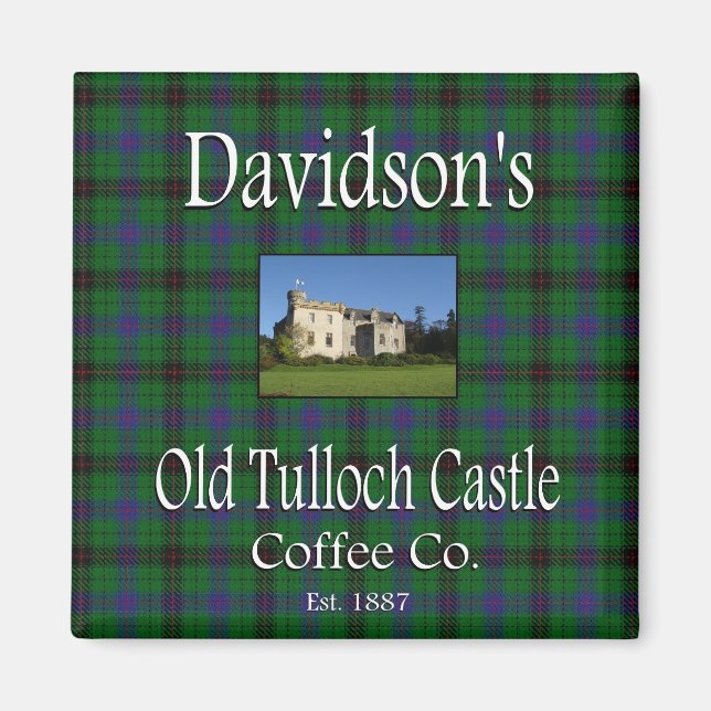 Davidson's Old Tulloch Castle Coffee Co. Magnet (Front)