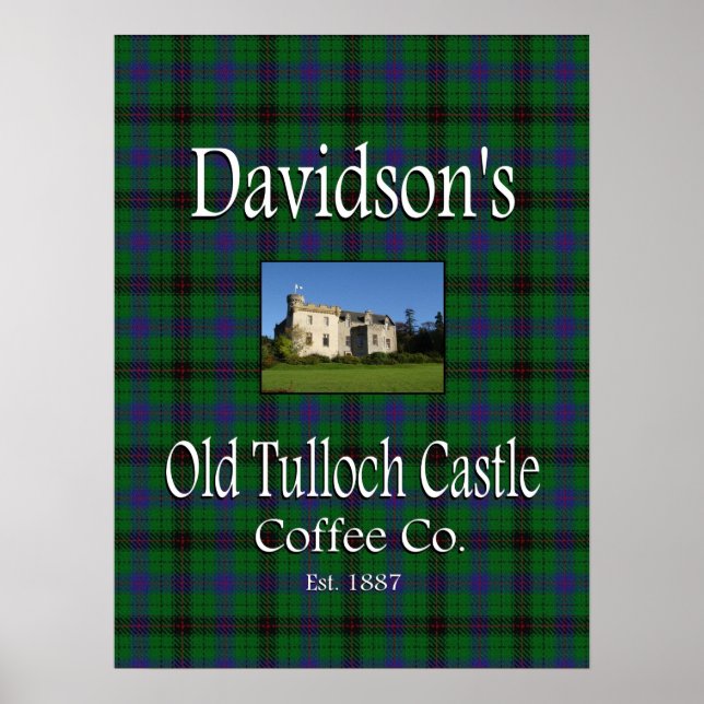 Davidson's Old Tulloch Castle Coffee Co. Poster (Front)