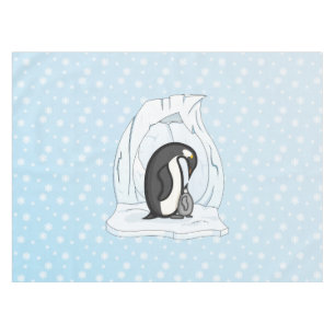 Davin and Annie the Penguins Tablecloth
