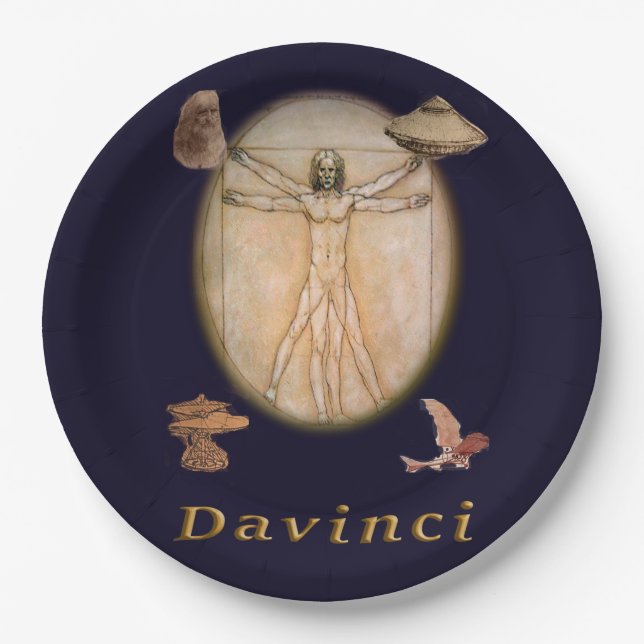 Davinci Paper Plate (Front)