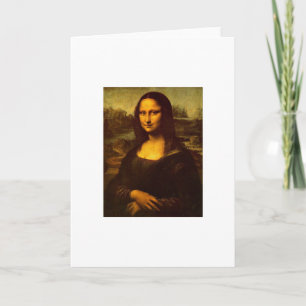 DaVinci's Mona Lisa Greeting Card