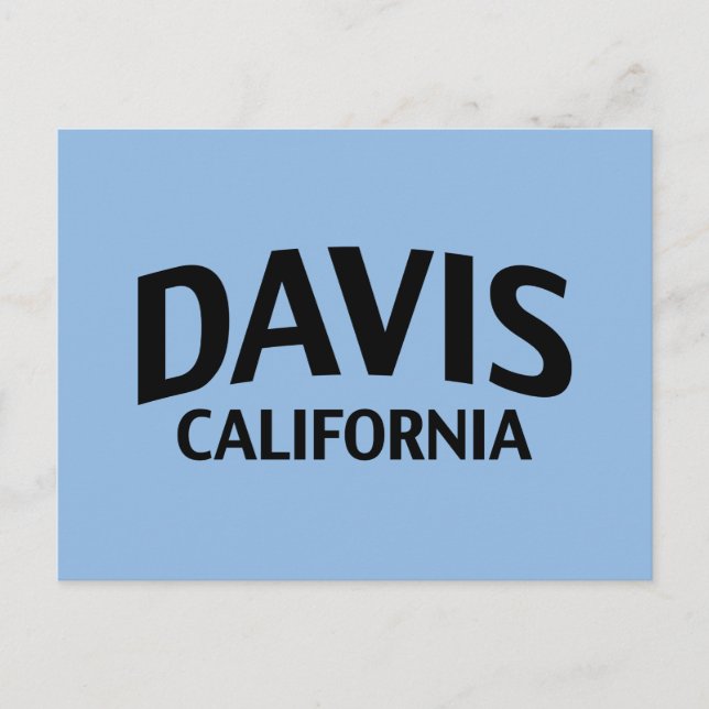 Davis California Postcard (Front)