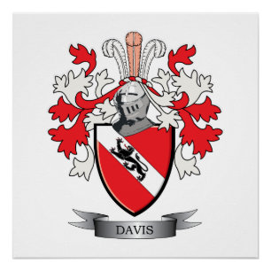 Davis Coat of Arms Poster