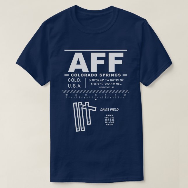 Davis Field AFF T-Shirt (Design Front)