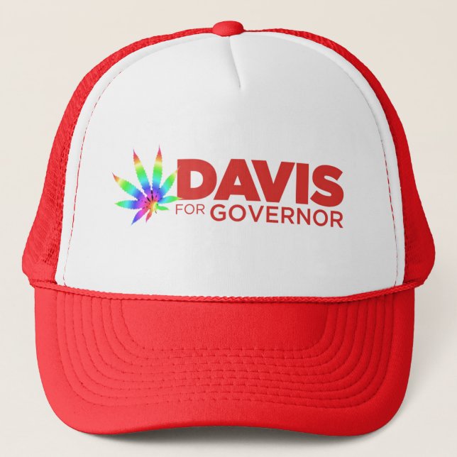 Davis gay  pride Hat (Front)