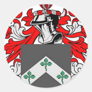 Davis (Ireland) Coat of Arms Classic Round Sticker