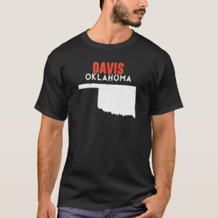 Davis USA State America Travel Oklahoman T-Shirt